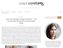 Tablet Screenshot of dailydumpling.com